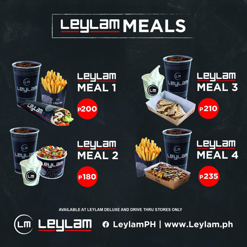 LEYLAM MEALS for DELUXE and DRIVE THRU